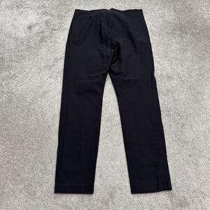 Athleta Wander Slim Cargo Outdoor Pants Womens 12 Black High Rise Stretch 32x28
